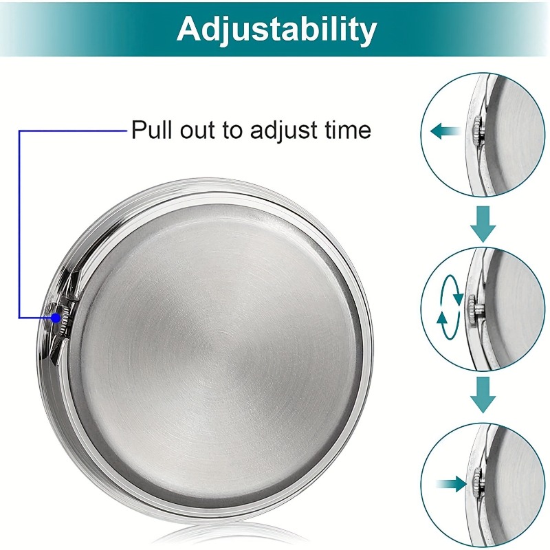 Mini Luminous Car Dashboard Clock Stick On Quartz Auto Timer