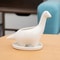 White Ceramic Dinosaur Succulent Planter Pot with Tray Cute Desk Decor