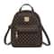 Classic PU Leather Mini Backpack Purse Stylish Women Backpack For School Travel 0