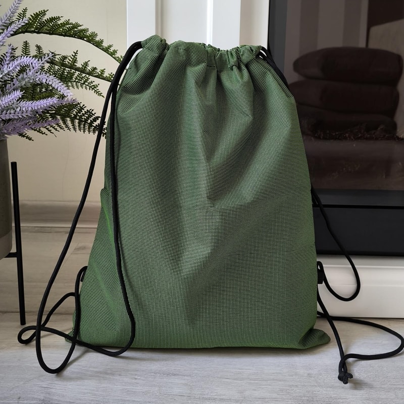 Foldable Lightweight Drawstring Backpack Foldable Backpack For Travel Gym 1