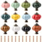 Ceramic Pumpkin Cabinet Knobs Decorative Kitchen Drawer Pulls For Cabinets Dressers 0