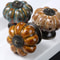 Antique Pumpkin Ceramic Cabinet Knobs Vintage Drawer Pulls For Kitchen Furniture 1
