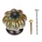 Antique Pumpkin Ceramic Cabinet Knobs Vintage Drawer Pulls For Kitchen Furniture 5