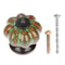 Antique Pumpkin Ceramic Cabinet Knobs Vintage Drawer Pulls For Kitchen Furniture 5