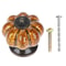 Antique Pumpkin Ceramic Cabinet Knobs Vintage Drawer Pulls For Kitchen Furniture 6