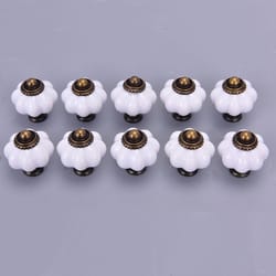 vintage pumpkin cabinet knobs decorative drawer pull handles for furniture upgrade