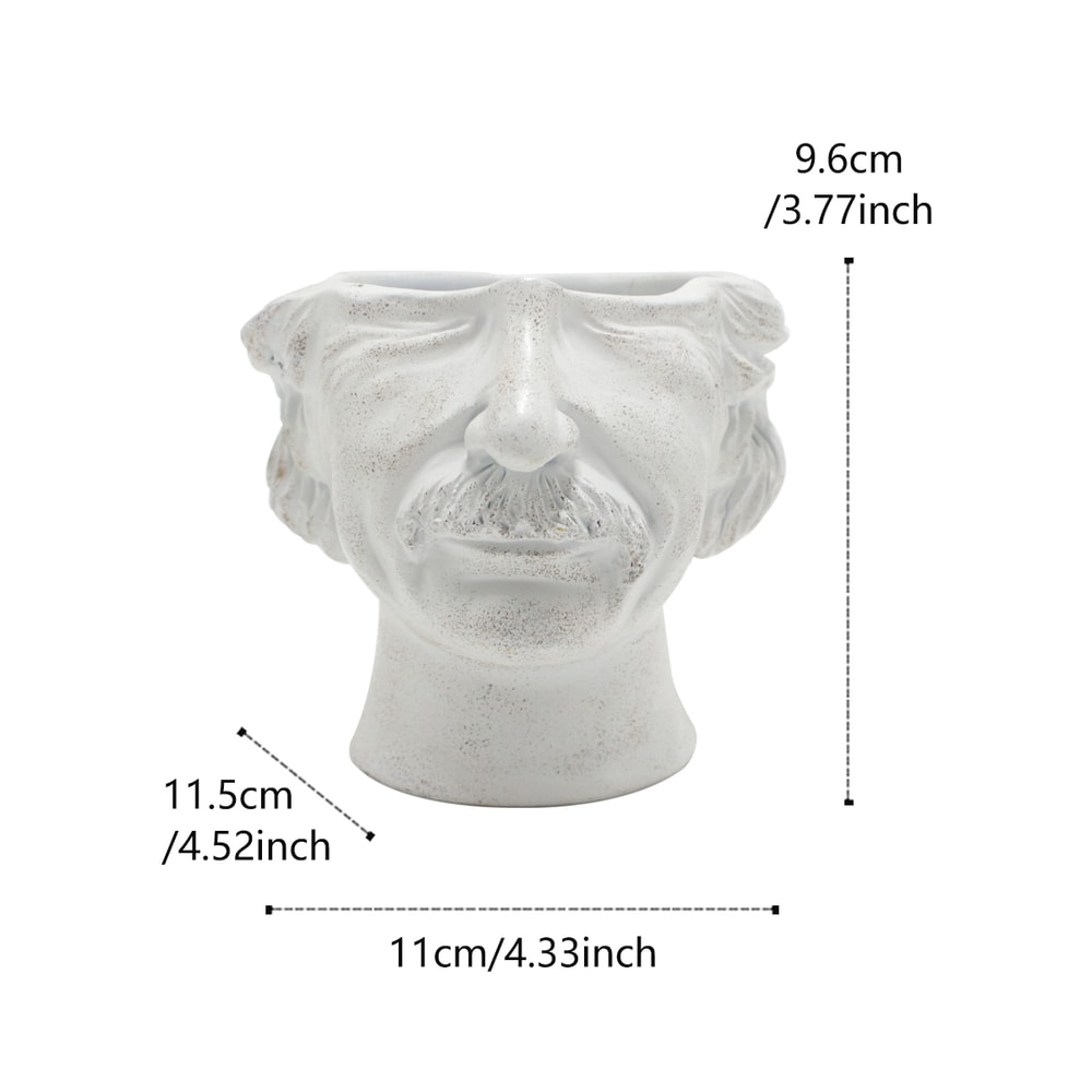 Minimalist Head Planter Pot Decorative Face Flower Pot With Drainage 5