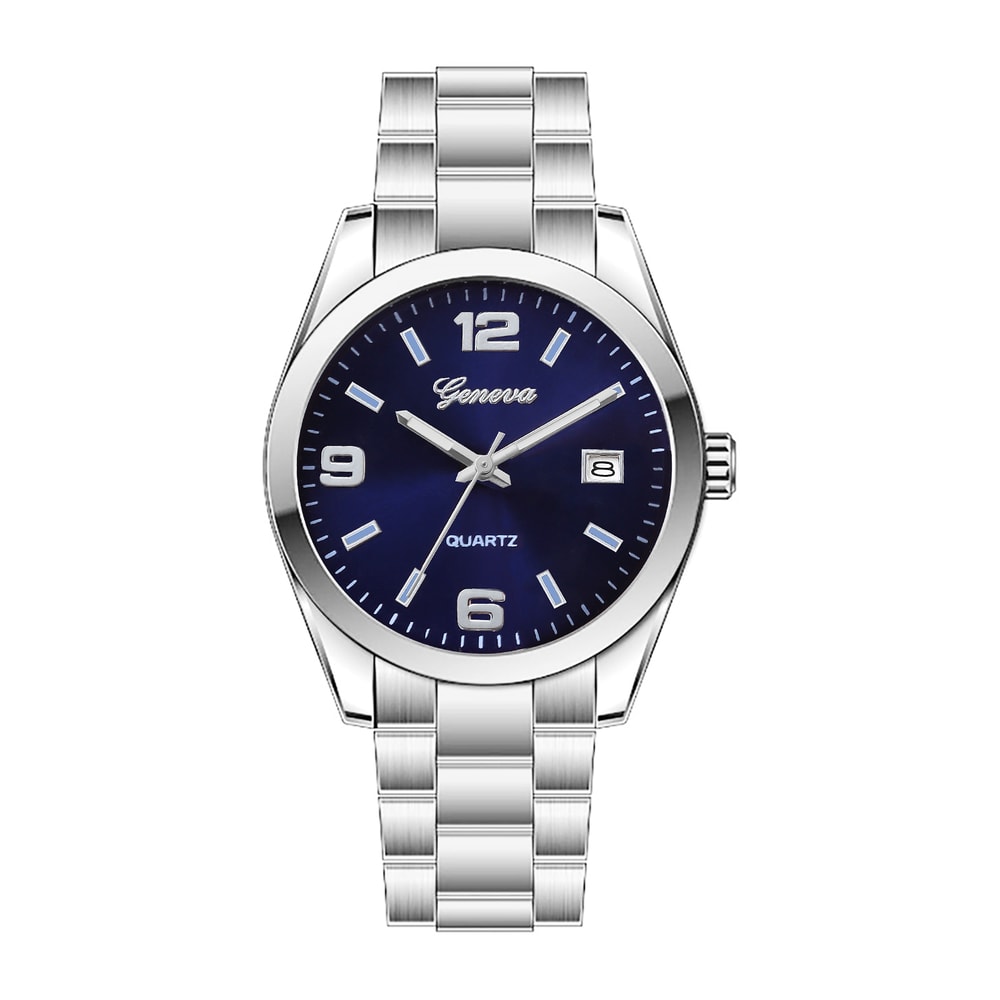 Elegant Womens Quartz Watch With Steel Band Calendar Minimalist Fashion Wristwatch 6