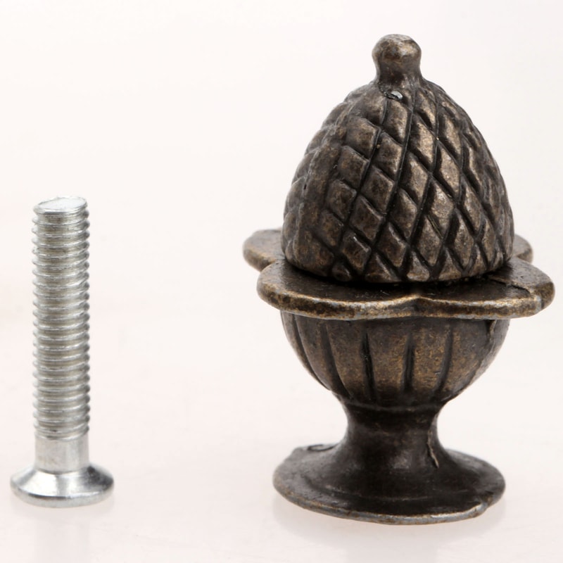 Vintage Antique Drawer Knob Decorative Cabinet Pull for Jewelry Box and Furniture Upgrade