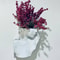 Modern Wabi Sabi Sculpture Wall Mounted Vase For Artistic Wall Decor 2