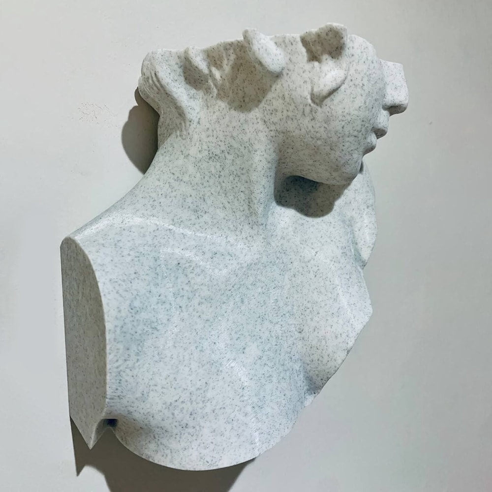 Modern Wabi Sabi Sculpture Wall Mounted Vase For Artistic Wall Decor 3