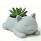 Cute Lying Cat Succulent Planter Pot for Home Decor