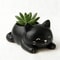 Cute Lying Cat Succulent Planter Pot for Home Decor