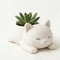 Cute Lying Cat Succulent Planter Pot for Home Decor