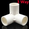 Premium PVC Pipe Connector For Garden Irrigation Water Tube Joint 6