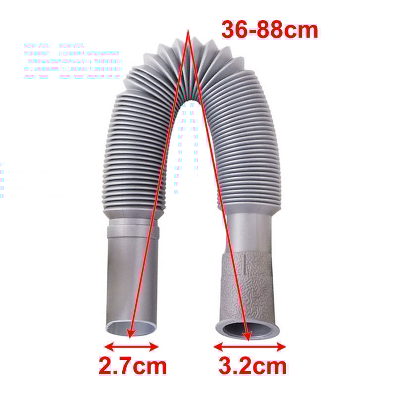 Flexible Sink Drain Hose Extension Pipe For Kitchen And Bathroom Use 5