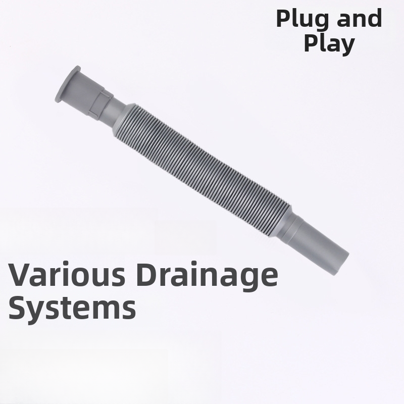 Adjustable Extendable Sink Drain Hose Flexible Drain Pipe for Kitchen & Bathroom