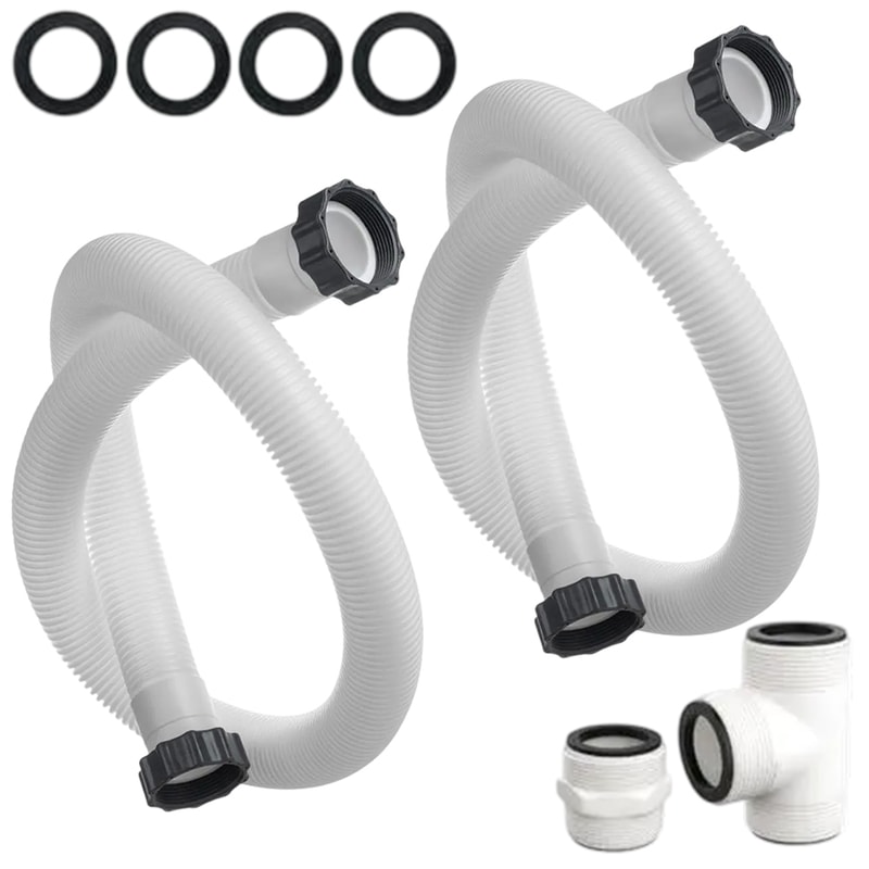 Pool Hose Adapter Filter Pump Hose Set For Intex Coleman Above Ground Pools 3