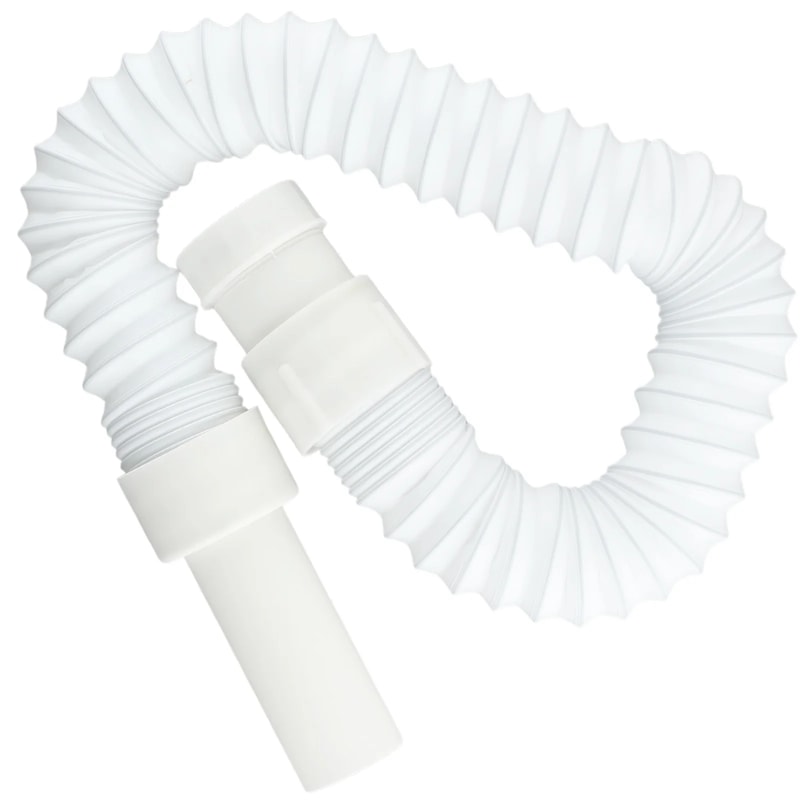 Flexible Kitchen & Bathroom Drain Pipe with Adjustable Waste Pipe Connector
