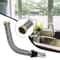 Flexible Stainless Steel Sink Drain Hose Adjustable Kitchen Bathroom Siphon Pipe