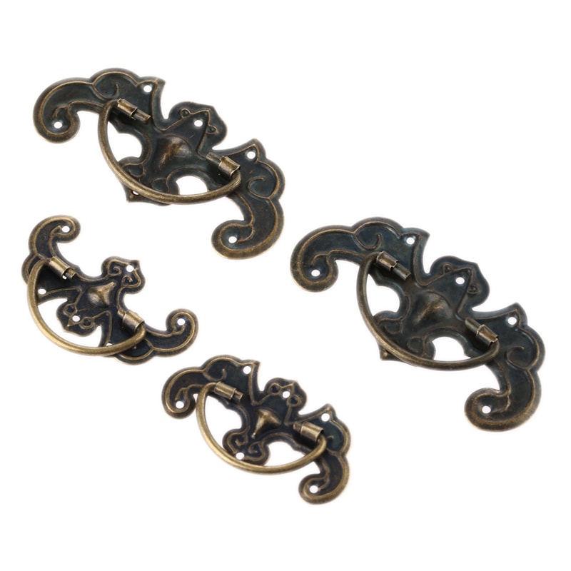 Vintage Antique Cabinet Handles Iron Drawer Knobs For Furniture And Kitchen Cabinets 1