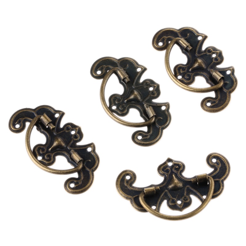 Vintage Antique Cabinet Handles Iron Drawer Knobs For Furniture And Kitchen Cabinets 3