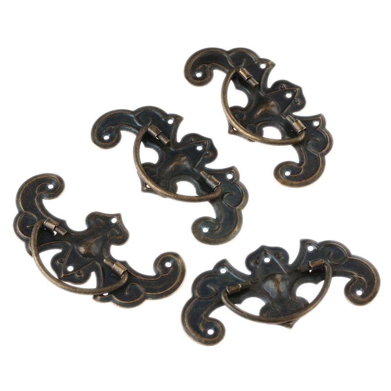 Vintage Antique Cabinet Handles Iron Drawer Knobs For Furniture And Kitchen Cabinets 5