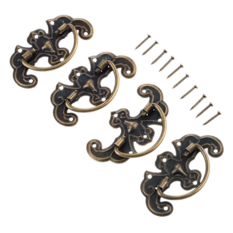 Vintage Antique Cabinet Handles Iron Drawer Knobs For Furniture And Kitchen Cabinets 6