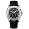 AquaLuxe Mens Waterproof Quartz Watch with Luminous Dial Auto Date