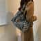 Leopard Print Canvas Tote Bag Large Capacity Shoulder Handbag For Travel And Shopping 0