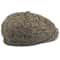 Classic Striped Wool Beret Hat Adjustable Unisex Flat Cap for Autumn Winter Style