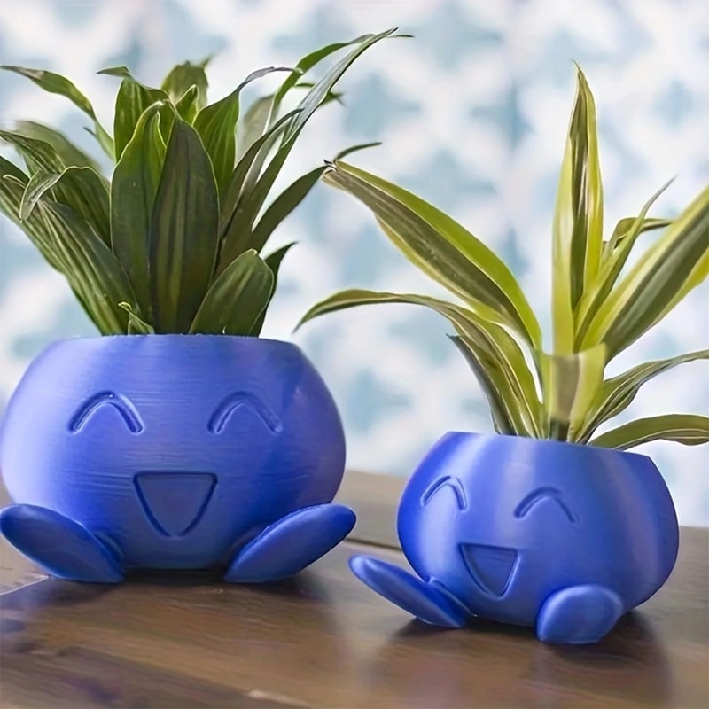 Oddish Succulent Planter Pot Cute Anime Plant Decor For Desk And Home 2