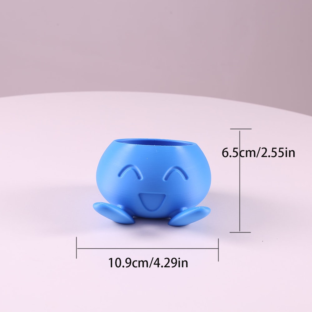 Oddish Succulent Planter Pot Cute Anime Plant Decor For Desk And Home 4