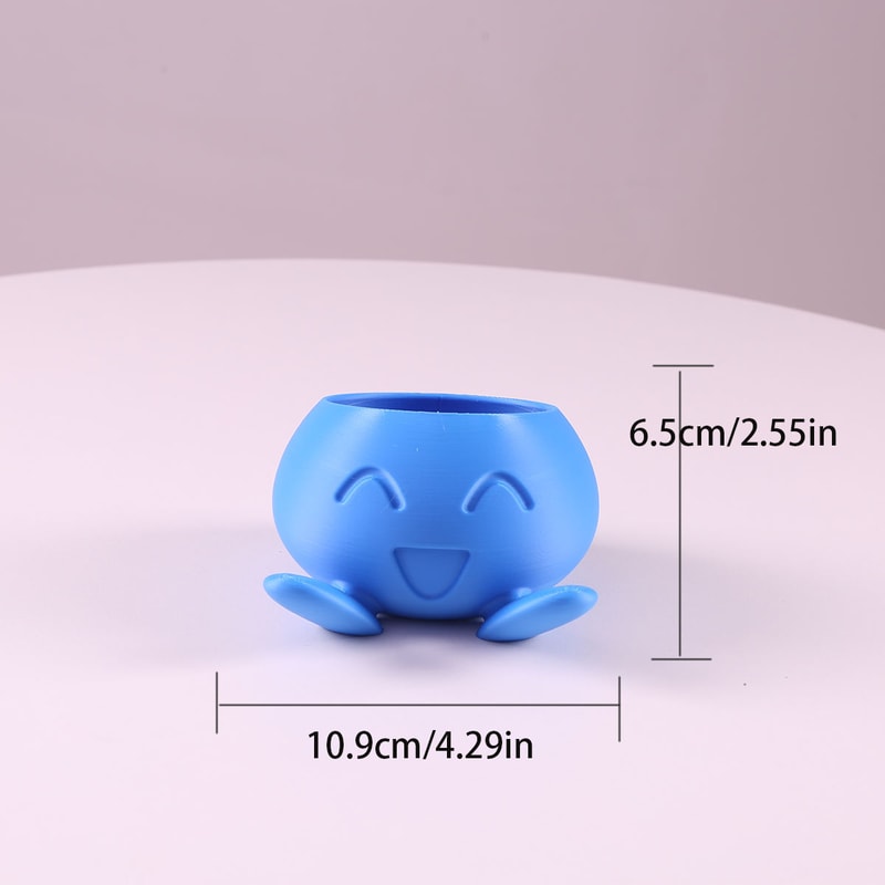 Oddish Succulent Planter Pot Cute Anime Plant Decor For Desk And Home 4