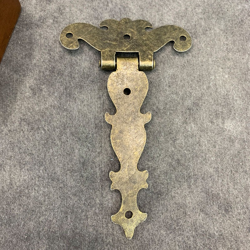 Vintage Brass Cabinet Hinges for Jewelry Boxes & Furniture Doors Heavy Duty Decorative Butt Hinges