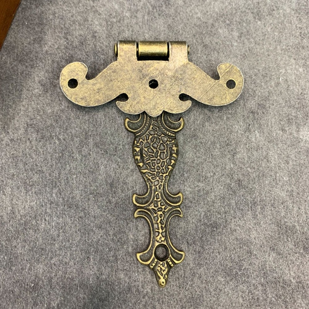Vintage Brass Cabinet Hinges for Jewelry Boxes & Furniture Doors Heavy Duty Decorative Butt Hinges