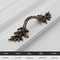 European Vintage Cabinet Handle Gold Zinc Alloy Drawer Pull for Wardrobe Doors