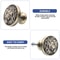 Vintage Lion Head Cabinet Knob Zinc Alloy Decorative Drawer Pull Handle 3