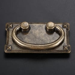 antique bronze cabinet ring pull vintage drawer handle for kitchen furniture