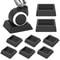 Heavy Duty Chair Wheel Stoppers Caster Cups Anti Slip Floor Protectors for Office Chairs