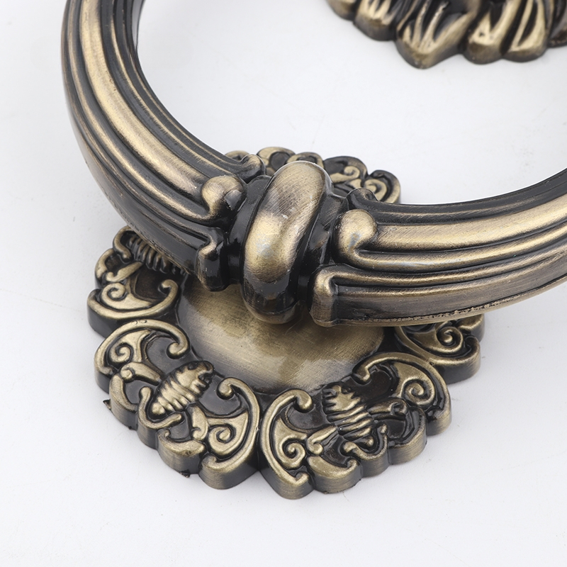 Antique Lion Head Door Knocker Heavy Brass Front Door Decor