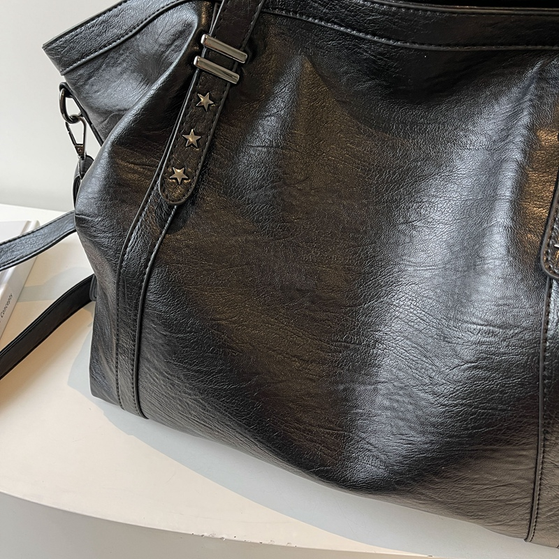 Elegant Soft PU Leather Tote Bag Large Capacity Crossbody Shopper For Women 1