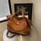 Elegant Soft PU Leather Tote Bag Large Capacity Crossbody Shopper For Women 7