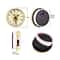 Gold Trim Roman Numeral Clock Insert Mini Clock Insert Replacement Quartz Movement For DIY Clocks 4