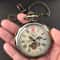 Vintage Moonphase Mechanical Pocket Watch With Chain Hand Wind Classic Timepiece 1