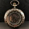 Vintage Moonphase Mechanical Pocket Watch With Chain Hand Wind Classic Timepiece 3