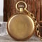 Vintage Skeleton Pocket Watch with Roman Numerals Mechanical Hand Wind Pendant Chain