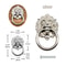 Lion Head Drawer Knob Vintage Cabinet Pull Ring Handle For Furniture Decor 4