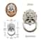 Lion Head Drawer Knob Vintage Cabinet Pull Ring Handle For Furniture Decor 8