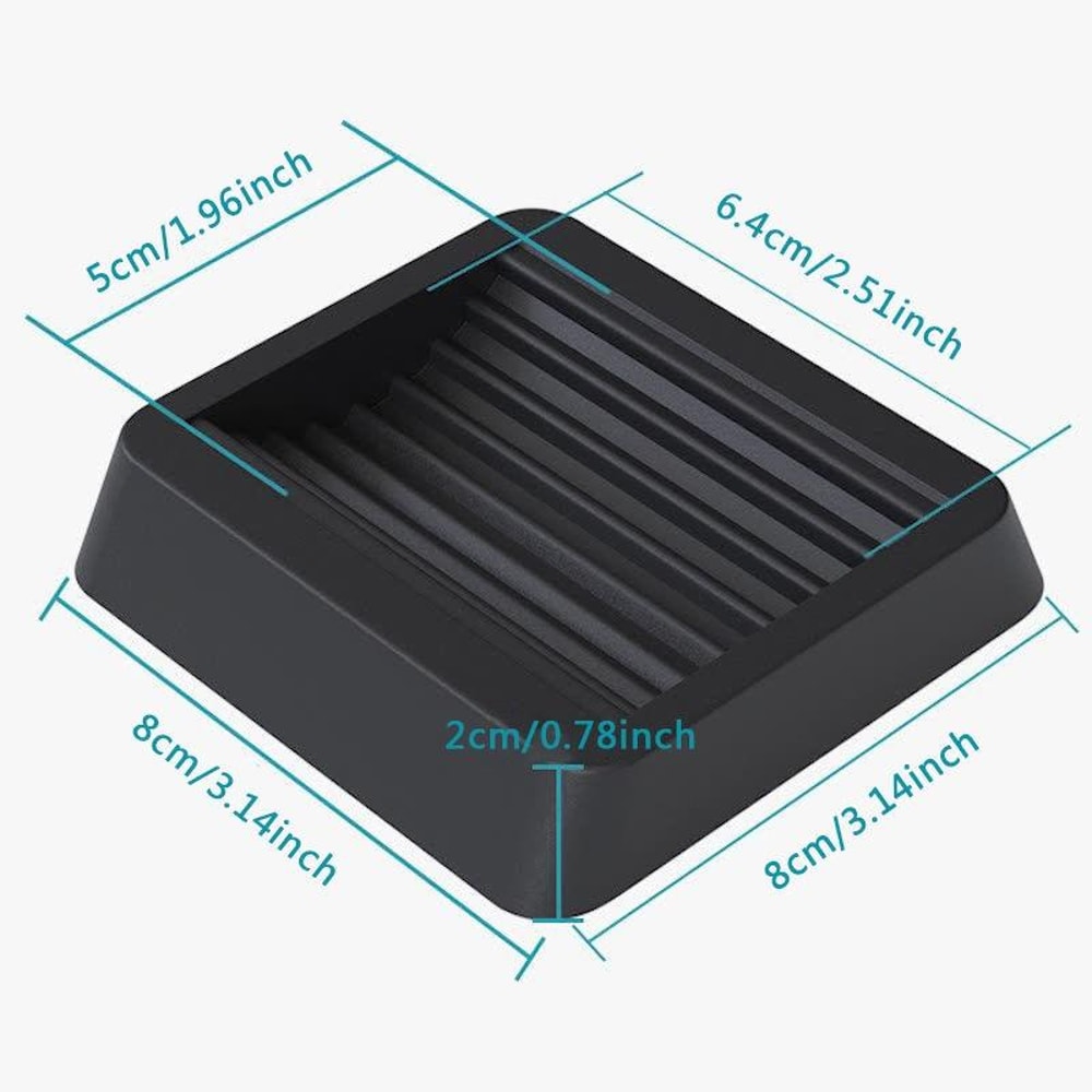 Non Slip Furniture Caster Cups Silicone Pads for Chair Wheels Floor Protection